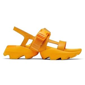 Orange Sorel kinetic sling sandals size 7